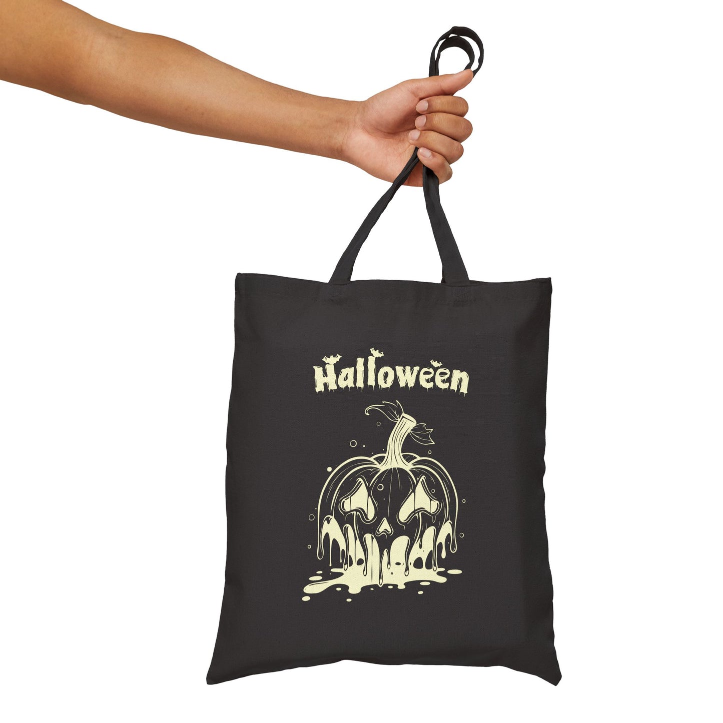 Pumpkin Halloween | Halloween Bag | Halloween Tote | Cotton Canvas Tote Bag | Witch Bag