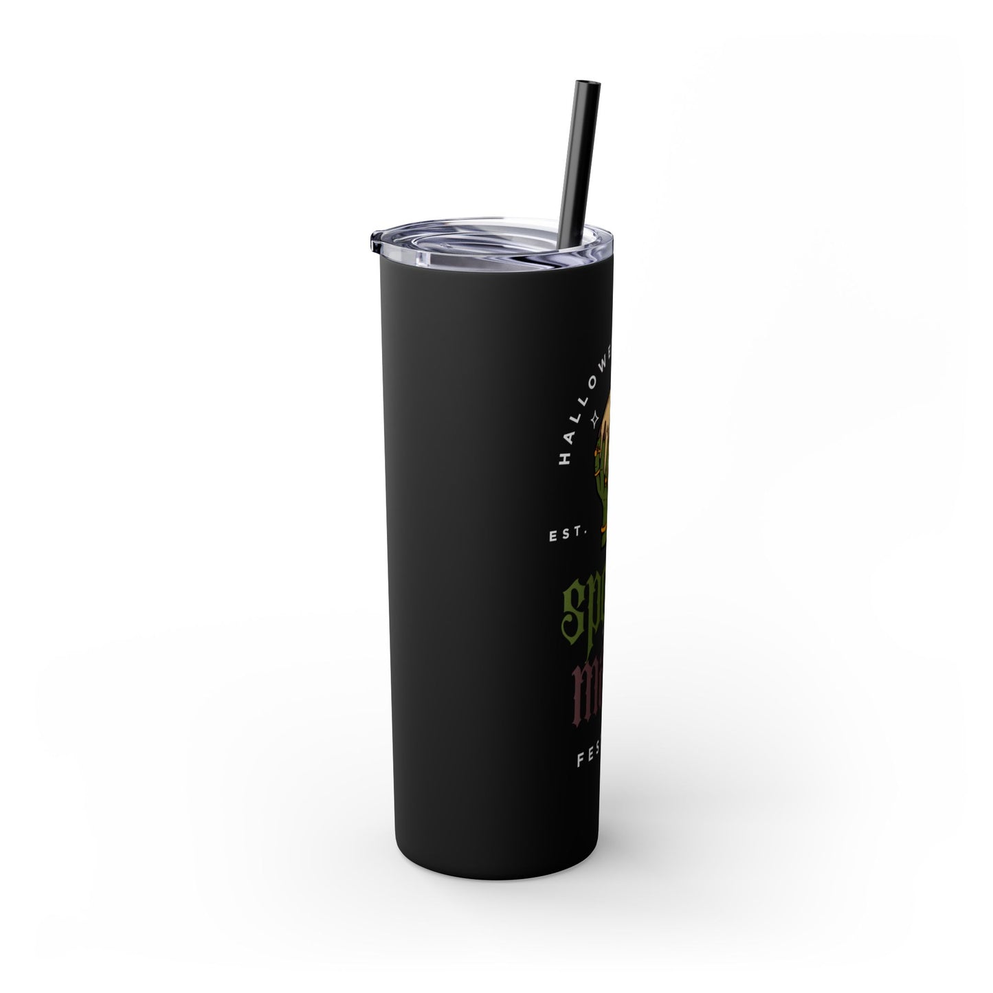 Spooky Magic Halloween Tumbler | Skinny Tumbler with Straw, 20oz | Halloween tumbler | Witches tumbler