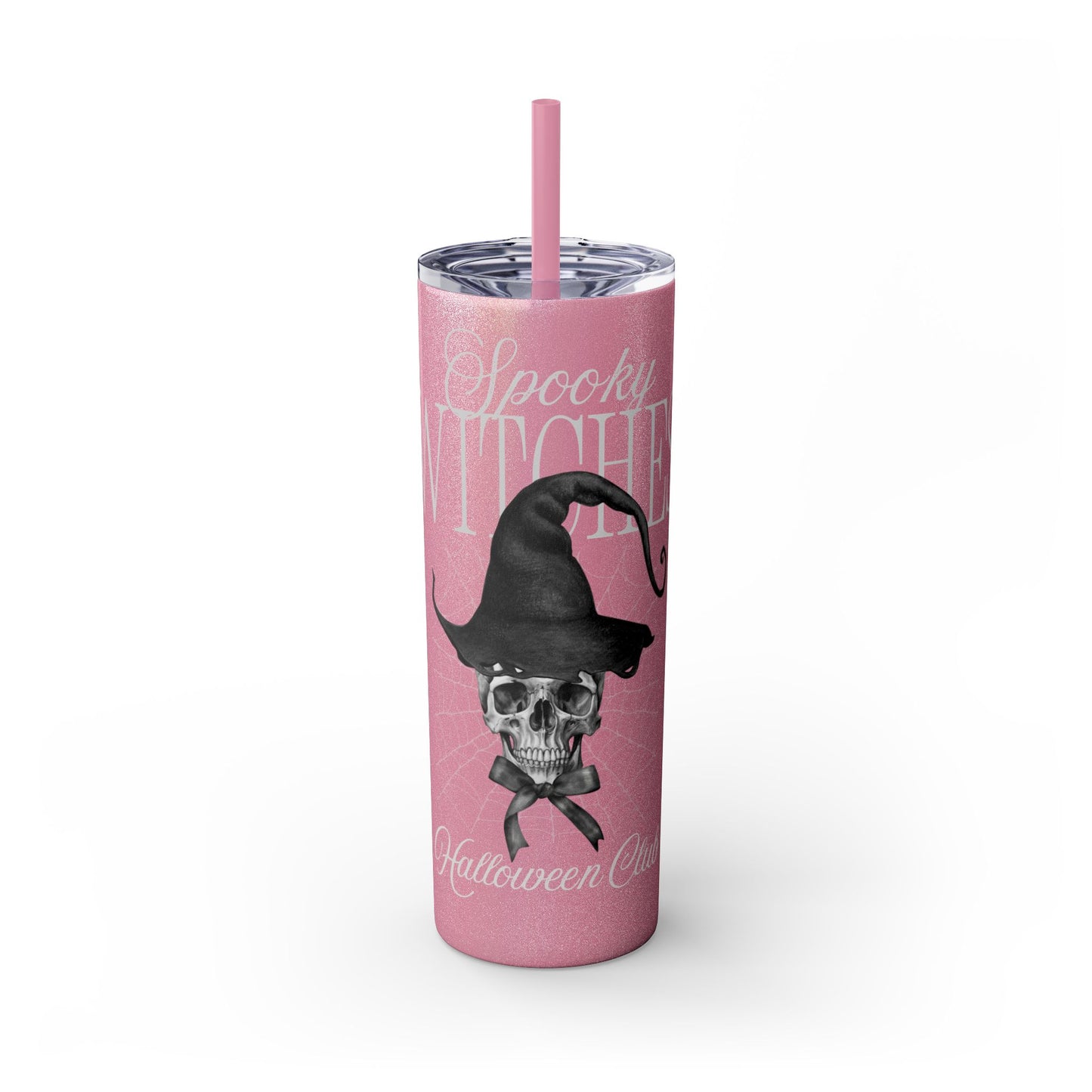 Spooky Witches Halloween Tumbler | Skinny Tumbler with Straw, 20oz | Halloween tumbler | Witches tumbler